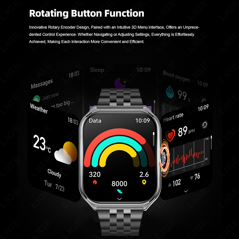 Reloj Inteligente LIGE Fashion - Smartwatch Slim Watches For Men reseña y precio