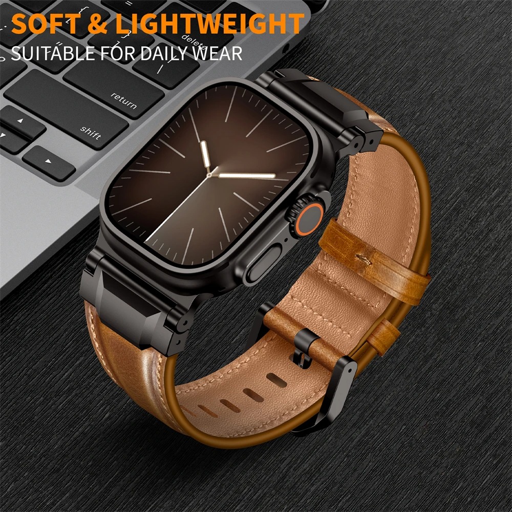 Correa de cuero Business Armor - Smartwatch Slim Watches For Men reseña y precio