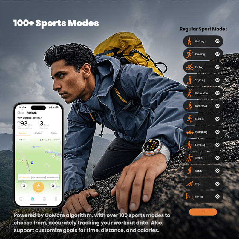 Nuevo Reloj Inteligente Milita - Smartwatch Watches For Men With Gps reseña y precio