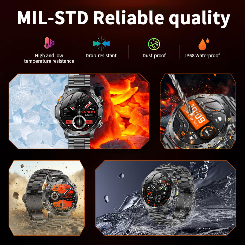 Nuevo reloj inteligente con ba - Smartwatch Running Watches For Men reseña y precio