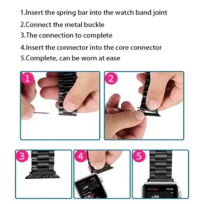 Conector de correa de reloj pa - Apple Watch Band reseña y precio