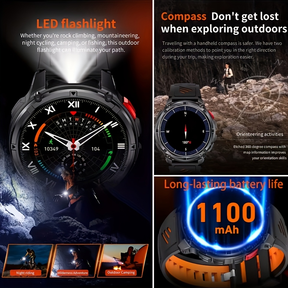 Nuevo Reloj Inteligente T-REX3 - Smartwatch Watches For Men With Gps reseña y precio