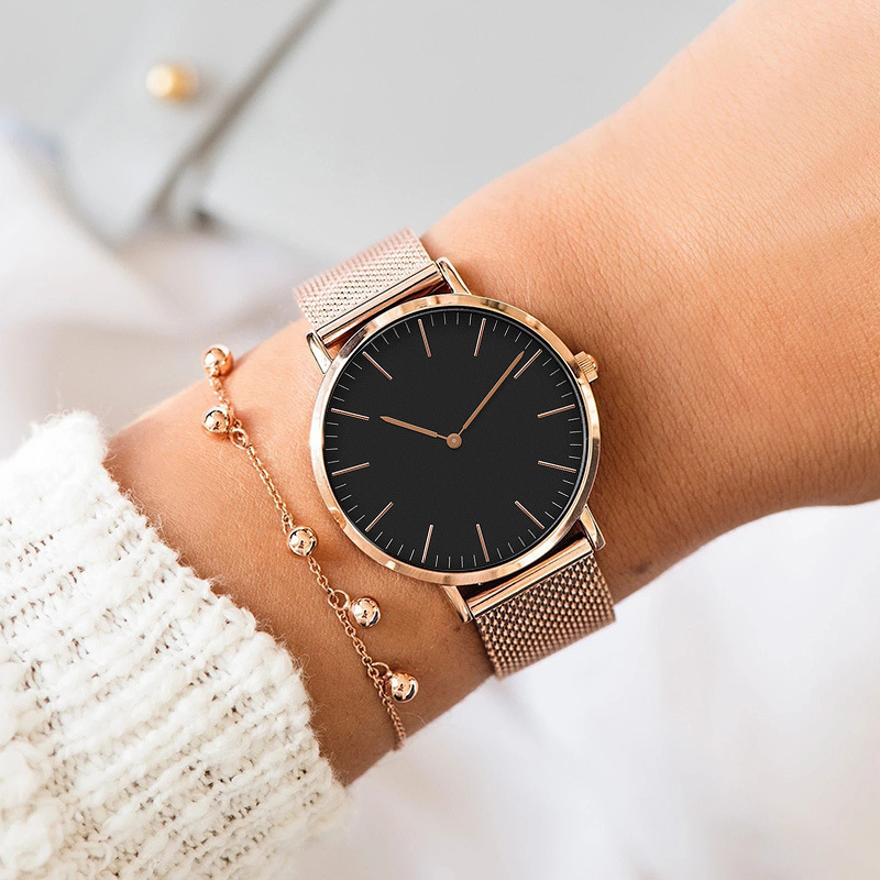 Relojes de lujo de marca super - Mesh Stainless Strap reseña y precio