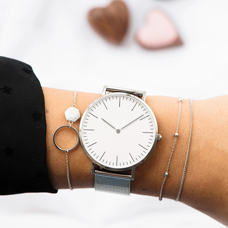 Relojes de lujo de marca super - Mesh Stainless Strap reseña y precio