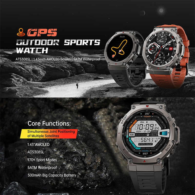 Reloj Inteligente Militar GPS  - Smartwatch Watches For Men With Gps reseña y precio