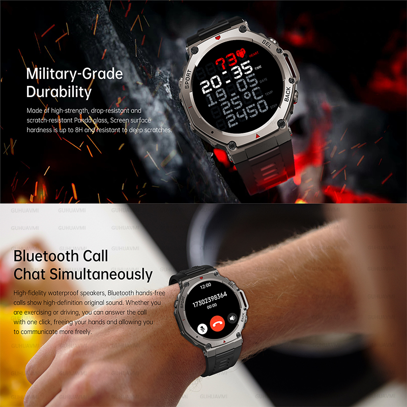 Reloj Inteligente Militar GPS  - Smartwatch Watches For Men With Gps reseña y precio