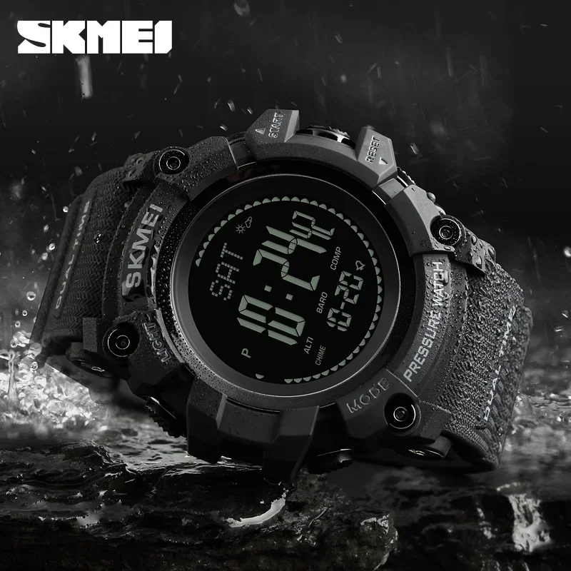 SKMEI 1358 altímetro rastreado - Altimeter Compass Watch reseña y precio