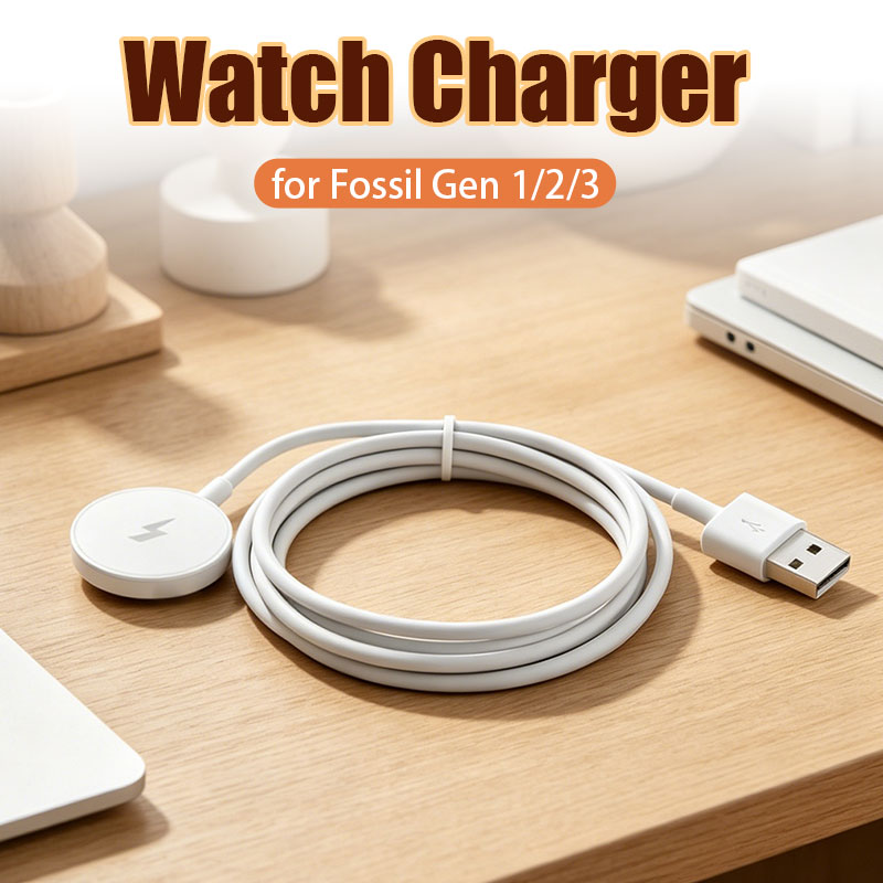Adaptador de cargador de reloj - Fossil Watches Smartwatch Charger reseña y precio