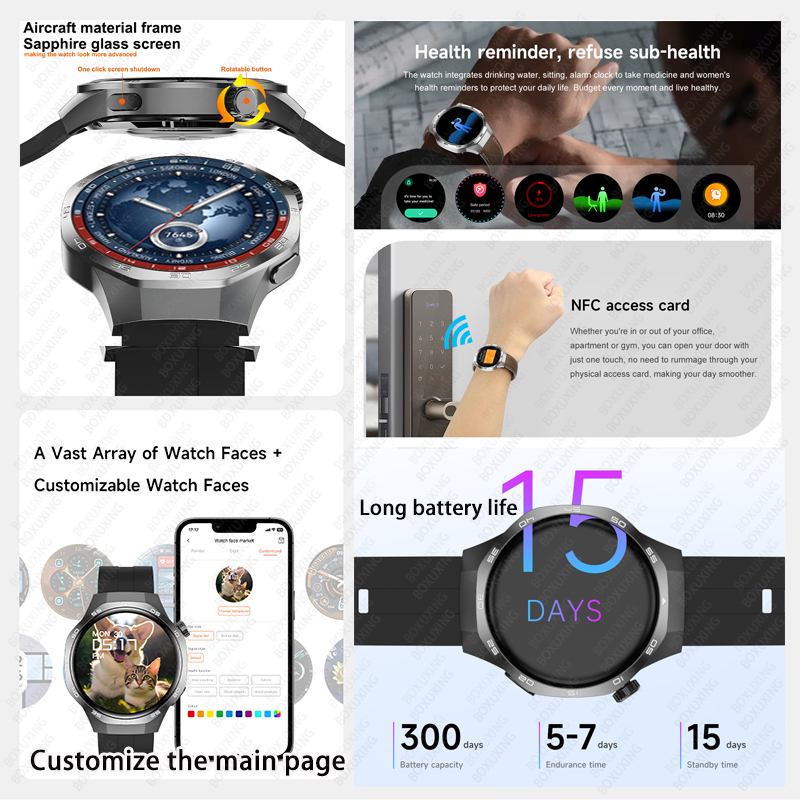 2026 nuevo reloj BOXUXING 5 MA - Smartwatch Watches For Women With Gps reseña y precio