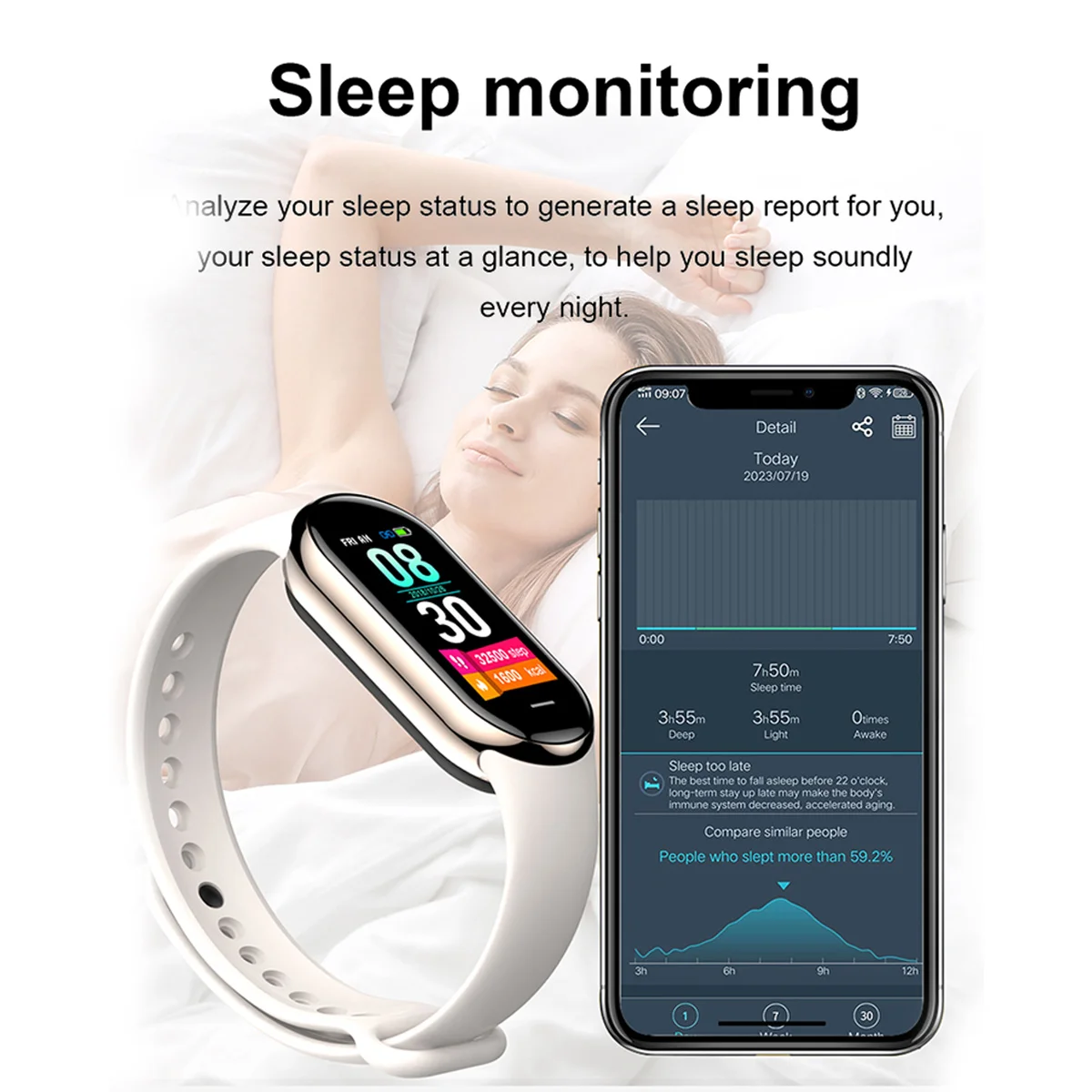 Nuevo Original pequeño M8 band - Smartwatch Professional Watches For Men reseña y precio
