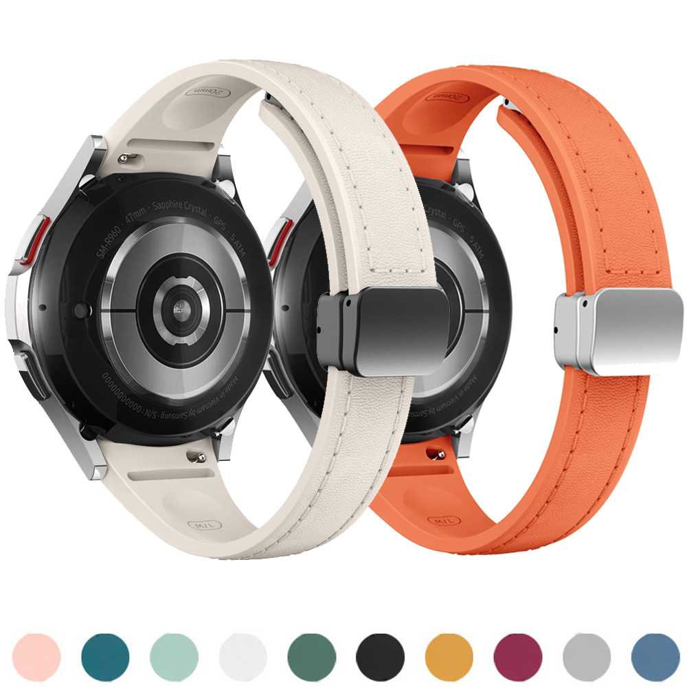 Correa de cuero genuino y sili - Smartwatch Slim Watches For Men reseña y precio