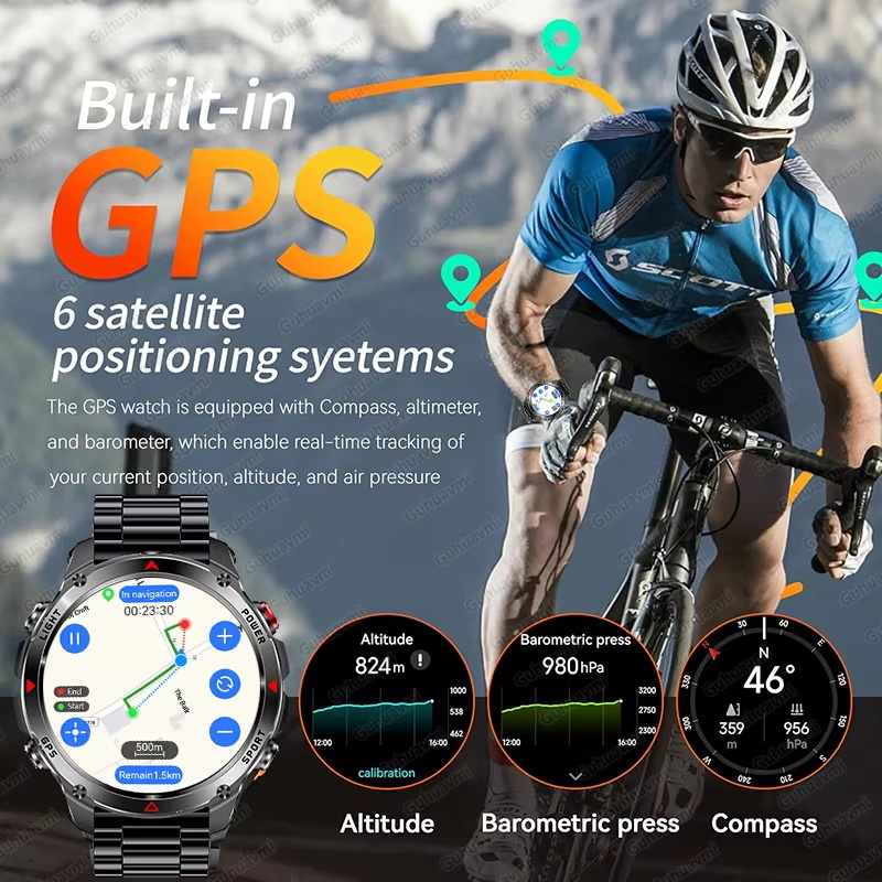 Reloj inteligente militar con  - Altimeter Compass Watch reseña y precio