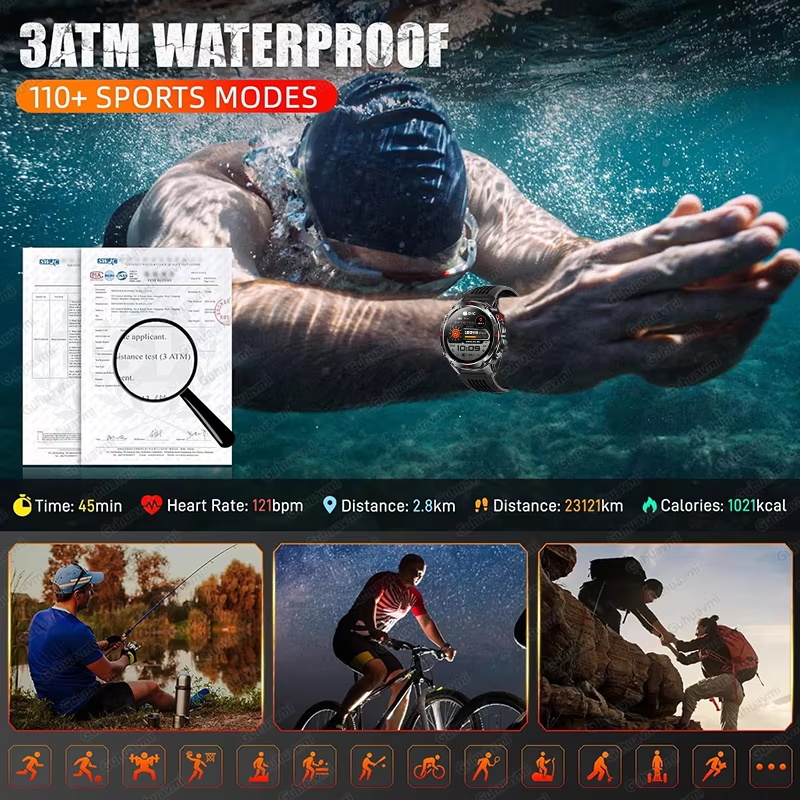Reloj inteligente militar con  - Altimeter Compass Watch reseña y precio