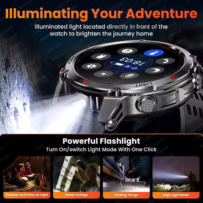 Reloj inteligente militar con  - Altimeter Compass Watch reseña y precio