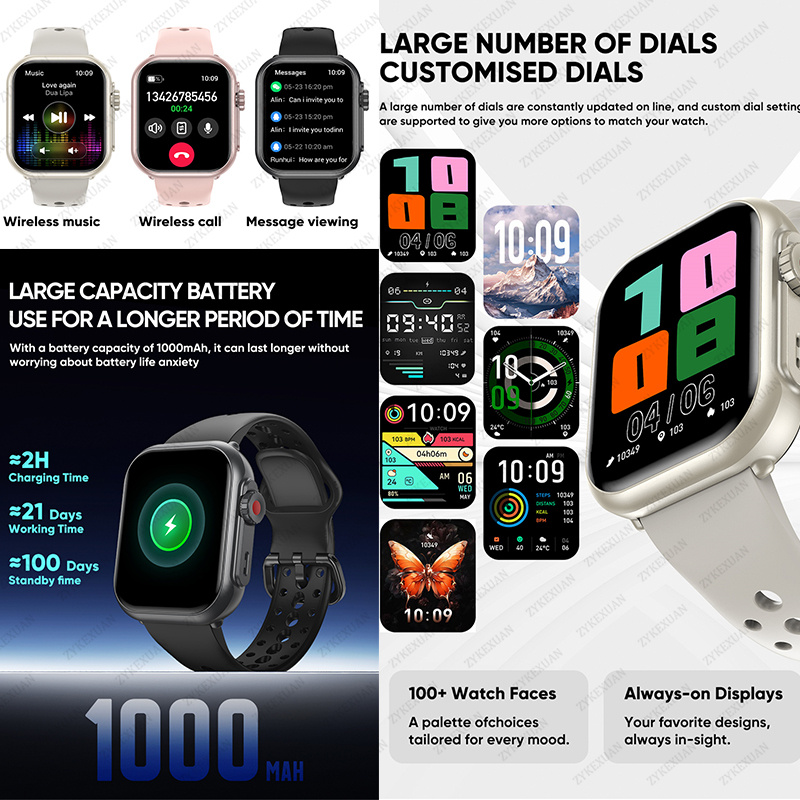 Reloj Ultra K62 hombres mujere - Smartwatch Watches For Men With Gps reseña y precio