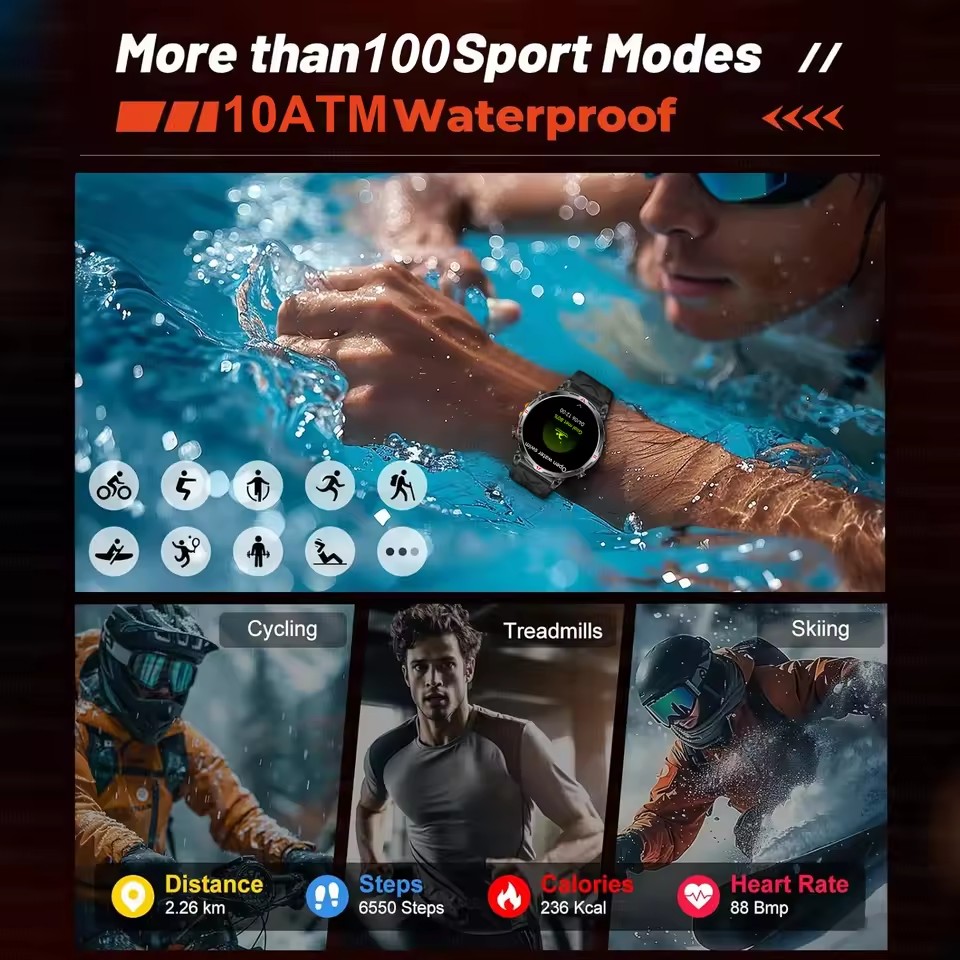 Nuevo Reloj Inteligente Deport - Altimeter Compass Watch reseña y precio
