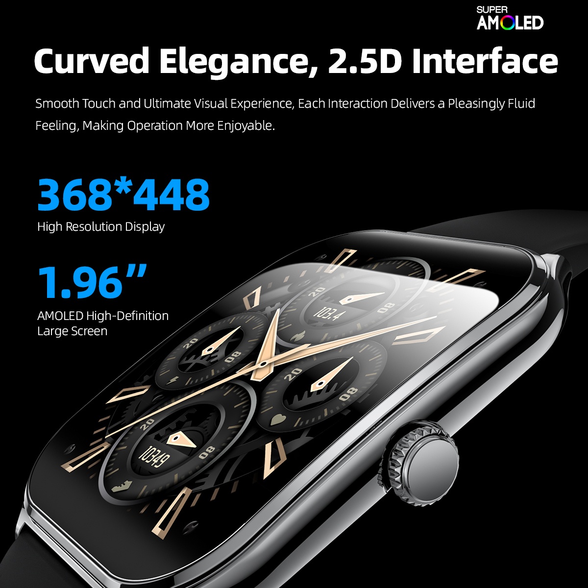 Reloj inteligente Amoled ultra - Smartwatch Slim Watches For Men reseña y precio