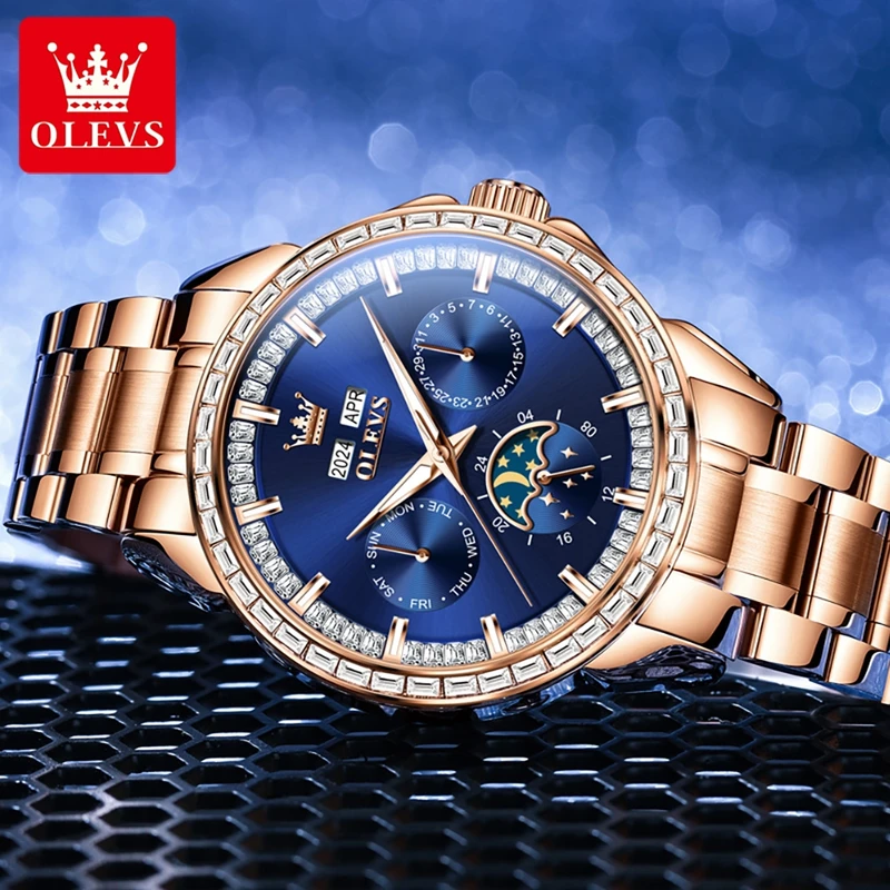 OLEVS 6695 nuevos relojes para - Altimeter Compass Watch reseña y precio
