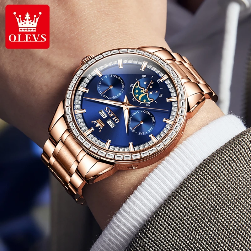 OLEVS 6695 nuevos relojes para - Altimeter Compass Watch reseña y precio