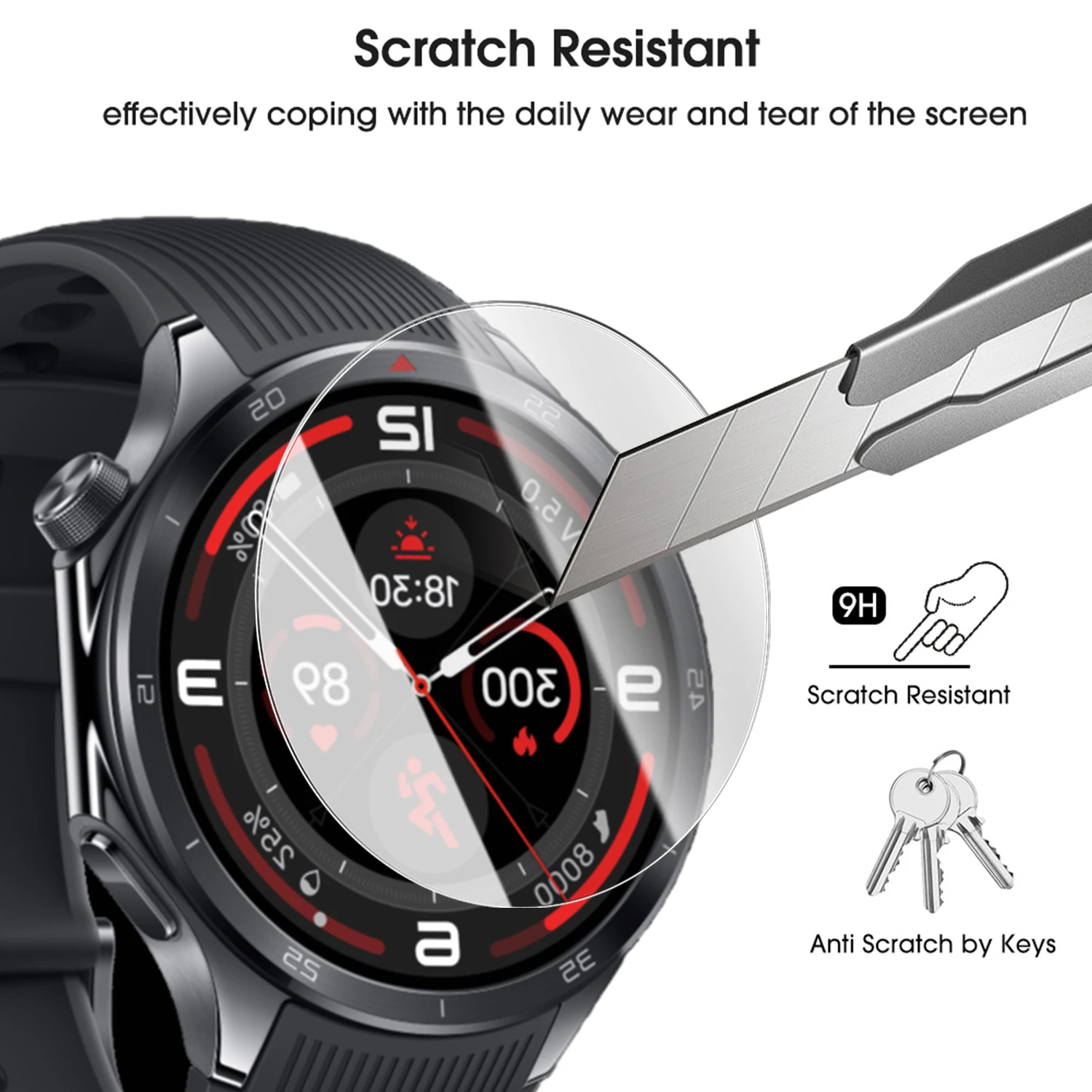 Protector de pantalla de vidri - Smartwatch Oneplus Watches reseña y precio