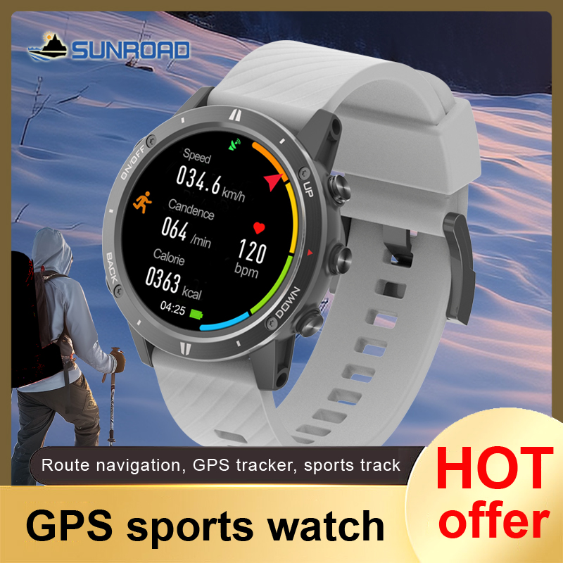 Sunroad-reloj deportivo inteli - Smartwatch Running Watches For Men reseña y precio