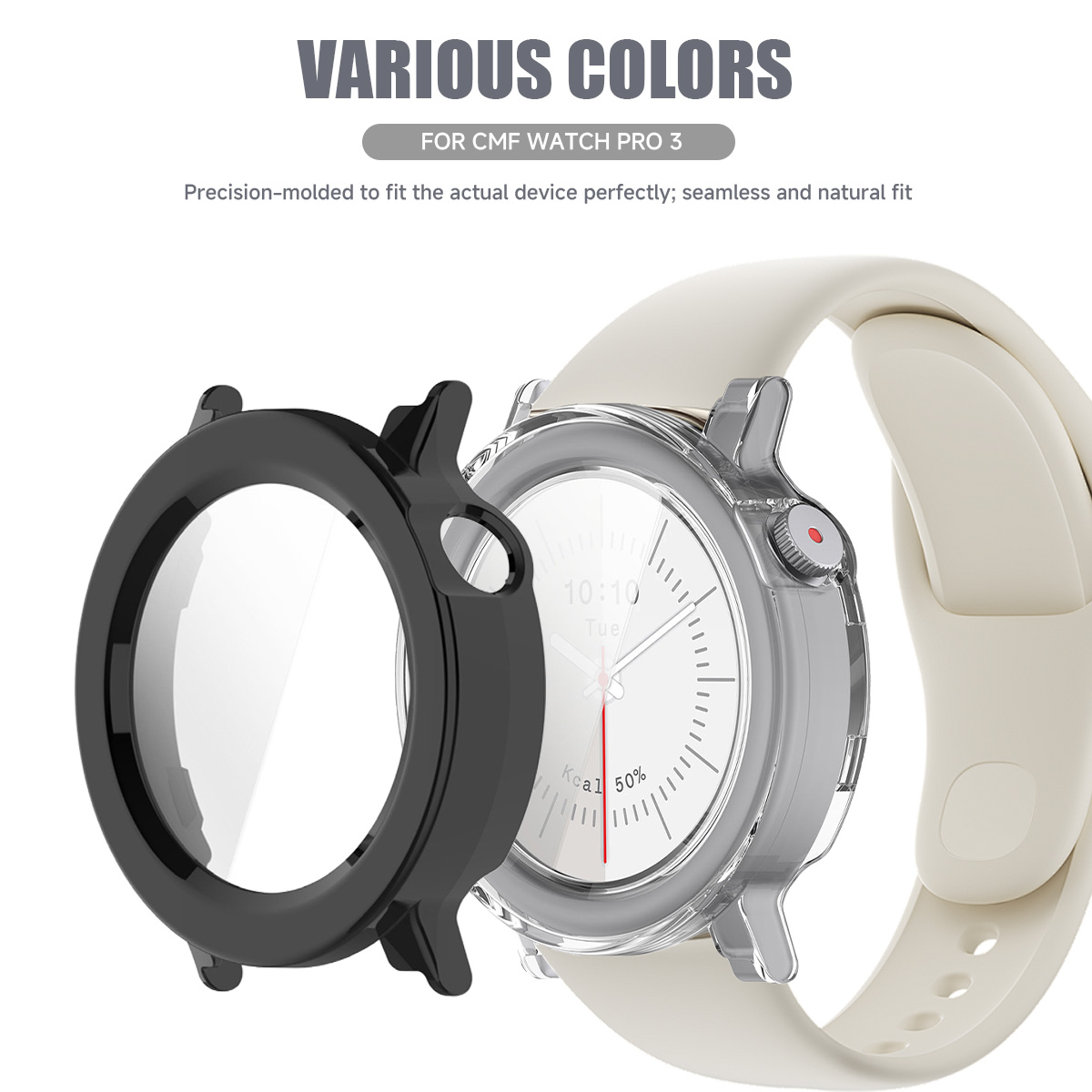 Funda de vidrio y PC para Noth - Smartwatch Nothing Watches reseña y precio