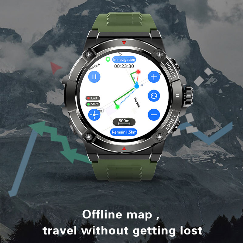 Reloj inteligente con GPS para - Smartwatch Online Watches For Men reseña y precio